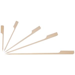 Fingerfood-Spieße FLAG, aus Bambus, 150 mm NATURE Star 38954 (4015544389548)
