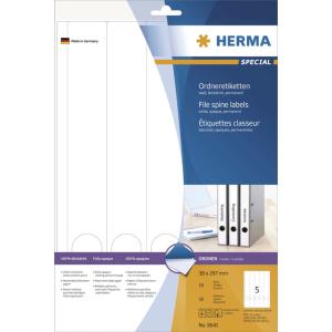 Ordnerrücken-Etiketten SPECIAL, 297 x 38 mm, weiß HERMA 5130 (4008705051309)