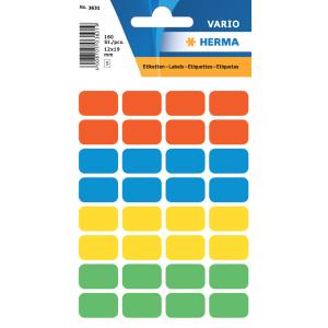 Vielzweck-Etiketten, 26 x 40 mm, blau, Kleinpackung HERMA 3693 (4008705036931)