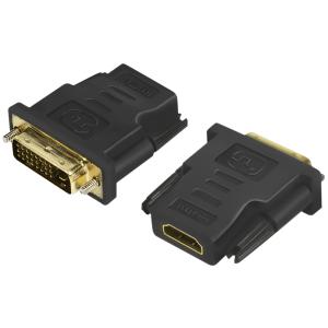 HDMI Stecker - DVI-D 24+1 Kupplung Adapter, schwarz LogiLink AH0002 (4260113560082)