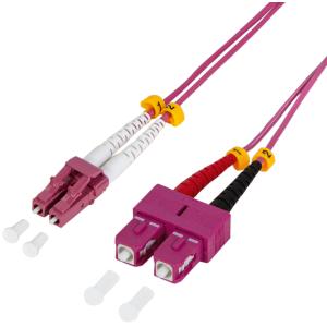 LogiLink LWL Patchkabel, LC-Duplex - SC-Duplex, OM4, 1, 0 m FP4LS01 (4052792017472)