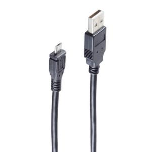 BASIC-S USB 2.0 Micro Kabel, USB-A - Micro USB-B shiverpeaks BS77182 (4017538027139)