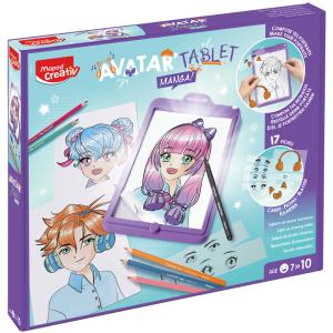 Creativ LED-Leuchttisch AVATAR MANGA, lila Maped 907076 (3154149070763)