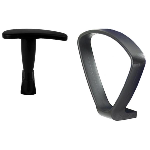 2 Topstar U2 Armlehnen Verstellbar Schwarz Für Point 80, Wellpoint 10 7096 (4014296520087)