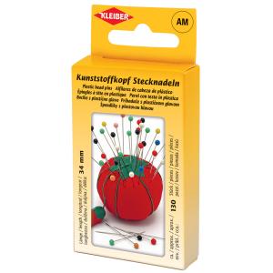 Kunststoffkopf-Stecknadeln KLEIBER 71022 (4009691710225)