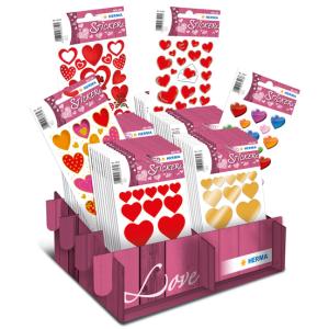 Sticker DECOR Love Klassiker, im Thekendisplay HERMA 1756 (4008705017565)