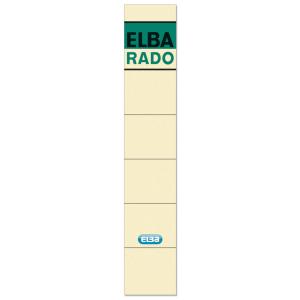 Ordnerrücken-Etiketten ' RADO' - kurz/ schmal, weiß ELBA 100551822 (4002030025721)
