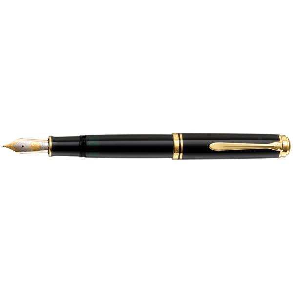 Füllhalter 'Souverän 1000', schwarz/ gold, EF Pelikan 987370 (4012700987372)