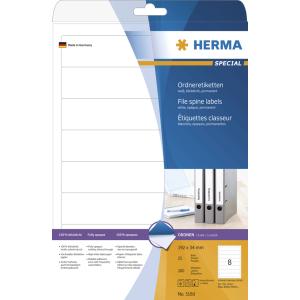 400 Herma Ordneretiketten 5118 Weiß (4008705051187)