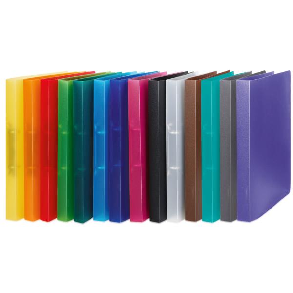 Ringbuch, DIN A4, 2-Ring-Mechanik, farblos-transluzent HERMA 19159 (4008705191593)