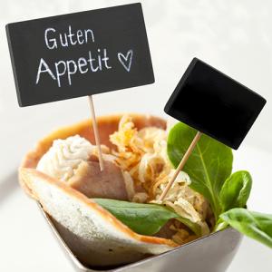 Fingerfood-Spieße 'Blackboard', Länge: 85 mm PAPSTAR 87200 (4002911391679)
