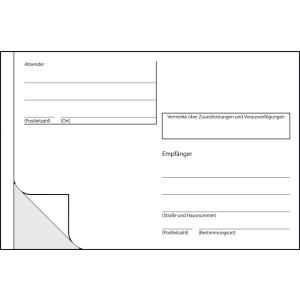 Vordruck 'Postkarten', A6 quer, 100 Blatt, lose sigel PS600 (4004360915376)