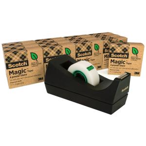 Tischabroller C38, inkl. 3 Rollen Klebefilm, schwarz Scotch 9-1933R3C38 (0051141406091)