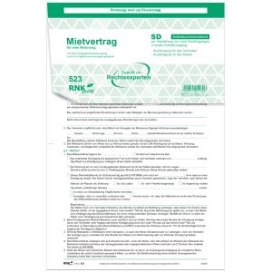 Vordruck 'Universal-Mietvertrag für Wohnungen' RNK Verlag 523 (4002871052306)