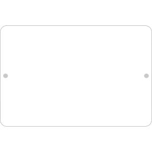 Hängeetiketten / Kolli-Anhänger, Kunststoff, weiß RNK Verlag 2060 (4002871206006)