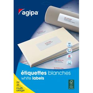 Universal-Etiketten - Kleinpackung, 50 x 20 mm, weiß agipa 119602 (3270241196023)