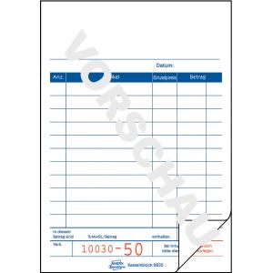 Formularbuch 'Kassenblock', 2 x 50 Blatt AVERY Zweckform 2835 (4004182028353)