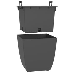 Pflanzsäule BASALT Diva, Höhe: 782 mm, antrhazit EDA 013691 G.ANT SX (3086960273415)