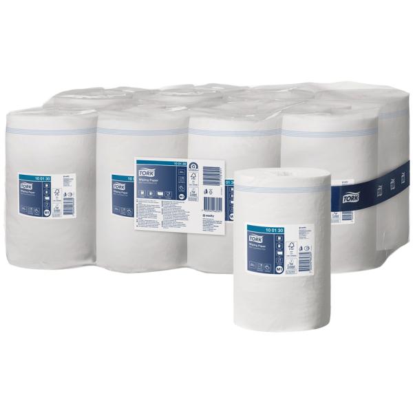 TORK Mehrzweck-Putzrolle, 1-lagig, weiß, 120 m tork 10 01 30 (7322540465334)