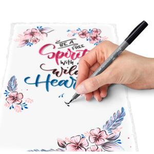 STAEDTLER Lettering Set mit Pinselstiften 9 Teile