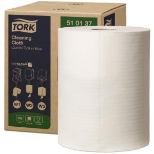 TORK Mehrzweck-Putzrolle, 1-lagig, weiß, 152 m tork 510137 (7322540057263)