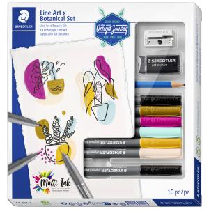 Zeichenset Line Art & Botanical Set, 10-teilig STAEDTLER 61 371-2 (4007817102374)