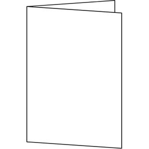 PC-Faltkarten, A6 (A5), 185 g/ qm, hochweiß, Edelkarton sigel DP671 (4004360932441)