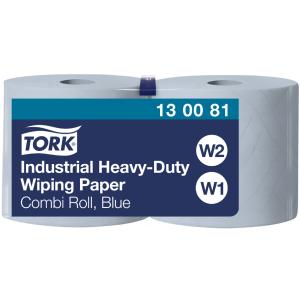 TORK Industrie-Putzrolle, 3-lagig, blau, extra stark, 119 m tork 130081 (7322540183818)