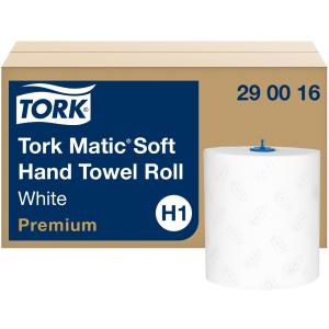 TORK Matic Handtuchrolle, 2-lagig, weiß, 100 m tork 290016 (7310791256108)