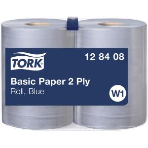 TORK Mehrzweck-Putzrolle, 2-lagig, blau, 340 m tork 128408 (7322540345018)