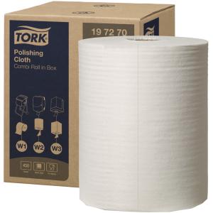 TORK Polier-Putzrolle, 1-lagig, weiß, 171 m tork 197270 (7322540236699)