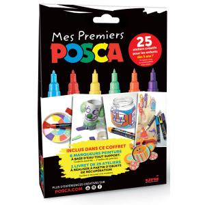 Pigmentmarker 'Mes Premiers ', 6er Set, sortiert POSCA CF POSCA/6 002 (3296280039794)