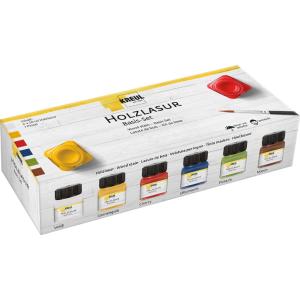 Holzlasur, Creativset 6 x 20 ml KREUL 78500 (4000798785000)
