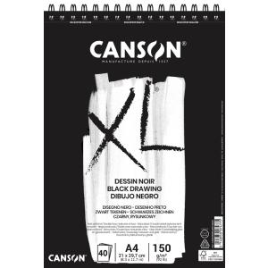Skizzen- und Studienblock XL Black, DIN A5, schwarz CANSON C400082844 (3148950121691)