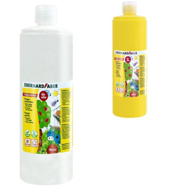 Fingerfarbe EFA Color, kobaltblau, 750 ml EBERHARD FABER 578943 (4087205789431)