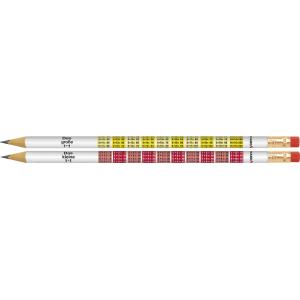 Bleistift 1 x 1, mit Radierer, B EBERHARD FABER 511800 (4087205118002)
