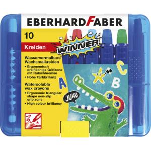 Eberhard Faber Wachsmalstifte Farbsortiert, 10 St. 521110 (4087205211109)