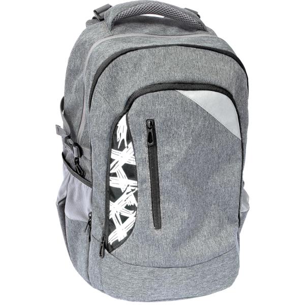 Schulrucksack X-Style, grau/ schwarz EBERHARD FABER 577624 (4087205776240)