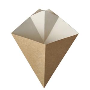 Pommes-Frites-Spitztüte 'pure', Maße: 165 x 195 mm PAPSTAR 86778 (4002911867785)