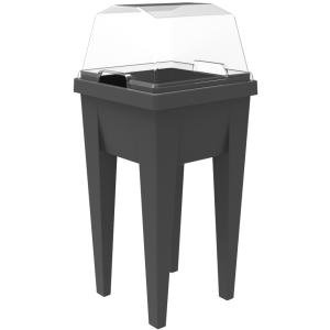 Mini-Hochbeet 'VEG&Table' Aromatique, anthrazit EDA 013927 G.ANT CX (3086960261818)