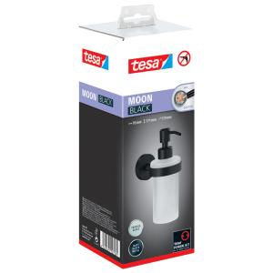 Tesa Seifenspender Moon 40565-00000-00 Schwarz Matt Metall 200,0 Ml (4063565127281)