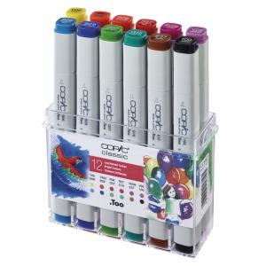 Marker classic, 12er Set Leuchtfarben COPIC 20075702 (4013695257105)