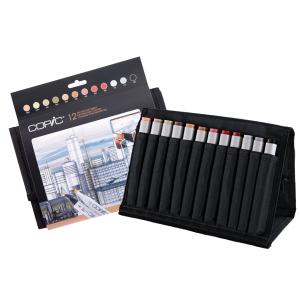 Marker classic, 24er Wallet mit 12 Architekturfarben COPIC 20075731 (4013695261256)