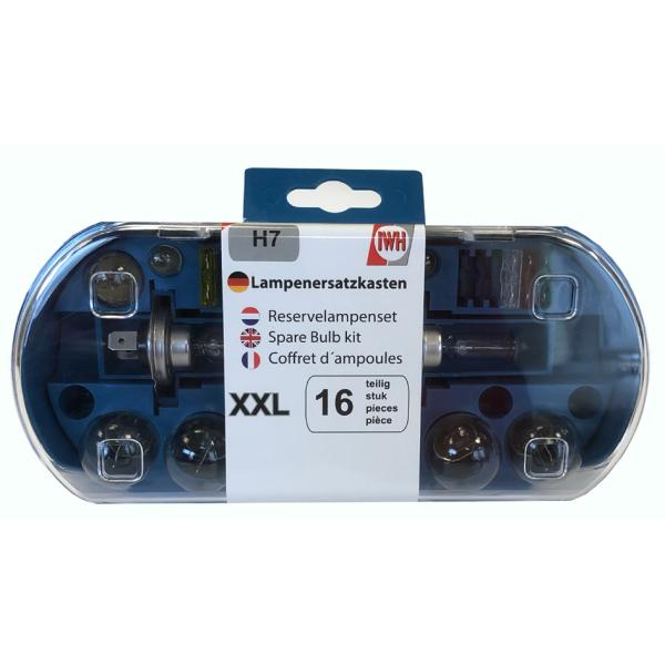 KFZ-Lampenersatzkasten H7, 16-teilig IWH 019500 (4045914195004)