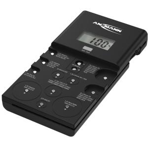 Batterie-Tester 'ENERGY CHECK LCD', schwarz ANSMANN 1900-0100 (4013674184866)