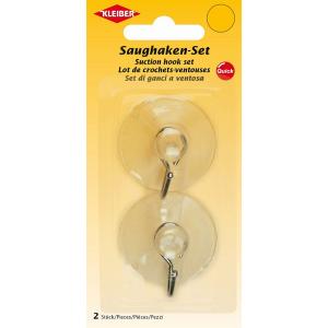 Saughaken, 2er Set, Kunststoff, transparent KLEIBER 52302 (4009691523023)