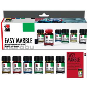Marmorierfarbe 'Easy Marble', Starter Set Marabu 1305000000087 (4007751189561)