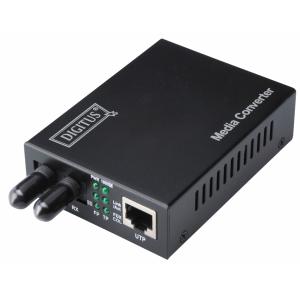 Gigabit Medienkonverter, RJ45/ ST, Multimode DIGITUS DN-82110-1 (4016032293118)