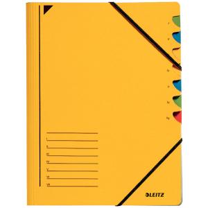 Ordnungsmappe, DIN A4, Karton, 7 Fächer, grün LEITZ 3907-00-55 (4002432335572)