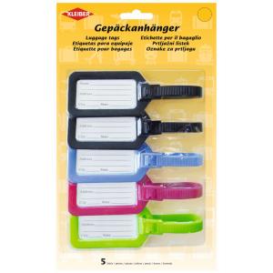 Gepäckanhänger, 5er Set, farbig sortiert KLEIBER 52415 (4009691524150)